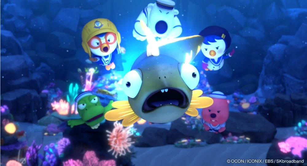 Кадр из фильма Пингвинёнок Пороро: Подводные приключения / Pororo, Great Adventure Under the Sea Кадр из фильма Пингвинёнок Пороро: Подводные приключения / Pororo, Great Adventure Under the Sea