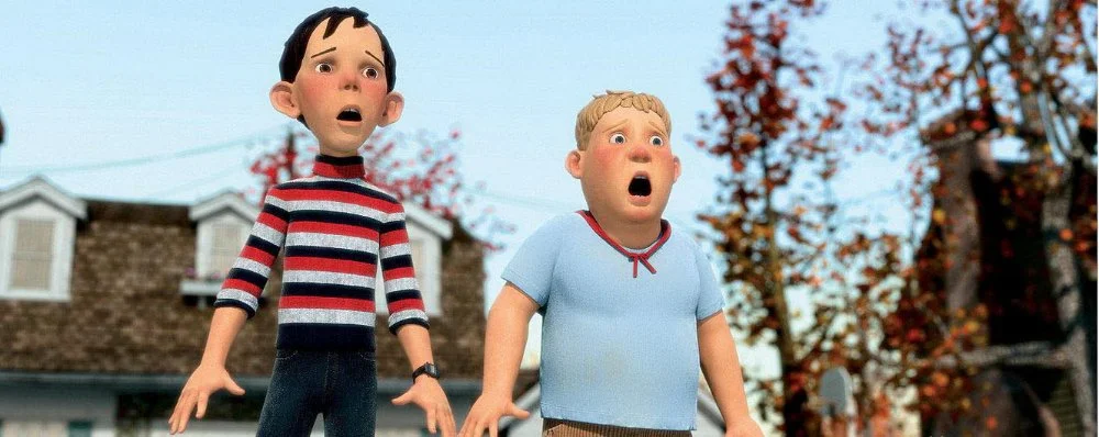 Сцена из фильма Дом-монстр / Monster House Сцена из фильма Дом-монстр / Monster House