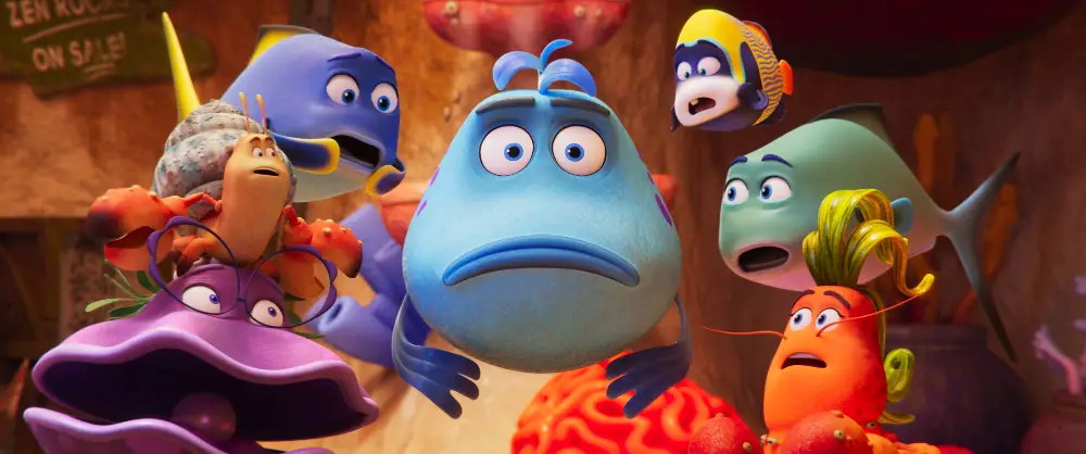 Сцена из фильма Рыбка Унывака. Подводное приключение / The Pout-Pout Fish Сцена из фильма Рыбка Унывака. Подводное приключение / The Pout-Pout Fish