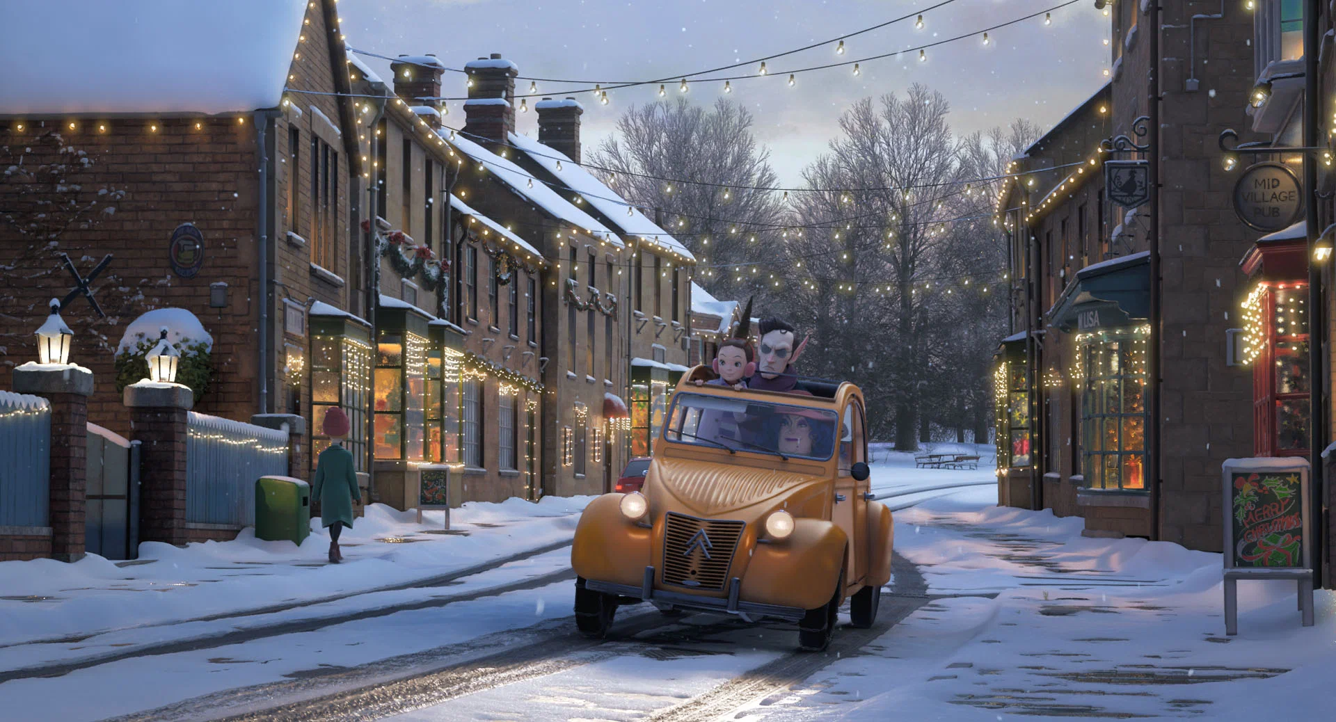 Сцена из фильма Ая и ведьма / Aya to majo Сцена из фильма Ая и ведьма / Aya to majo