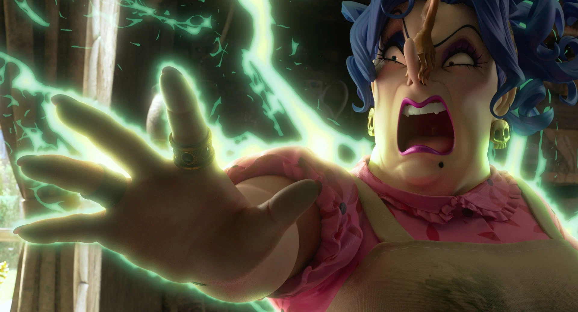 Сцена из фильма Ая и ведьма / Aya to majo Сцена из фильма Ая и ведьма / Aya to majo