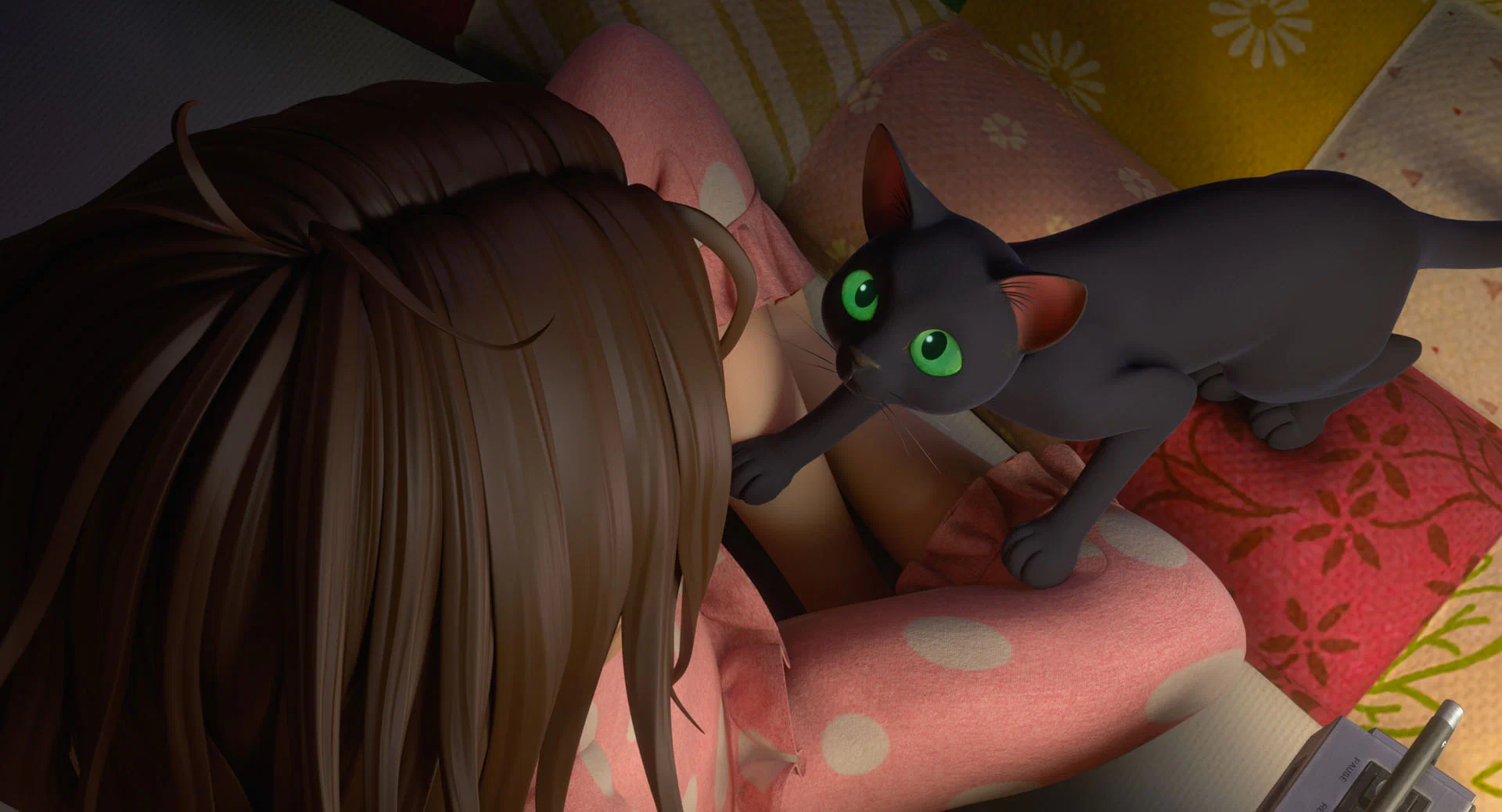 Сцена из фильма Ая и ведьма / Aya to majo Сцена из фильма Ая и ведьма / Aya to majo