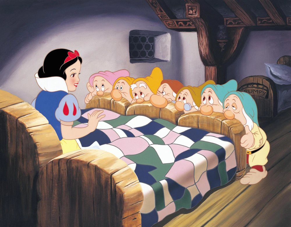 Сцена из фильма Белоснежка и семь гномов / Snow White and the Seven Dwarfs Сцена из фильма Белоснежка и семь гномов / Snow White and the Seven Dwarfs