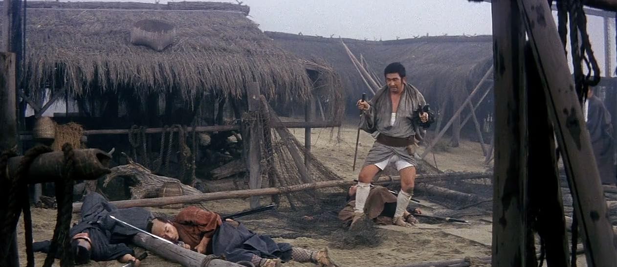 Сцена из фильма Затойчи и обречённый / Zatoichi sakate giri Сцена из фильма Затойчи и обречённый / Zatoichi sakate giri