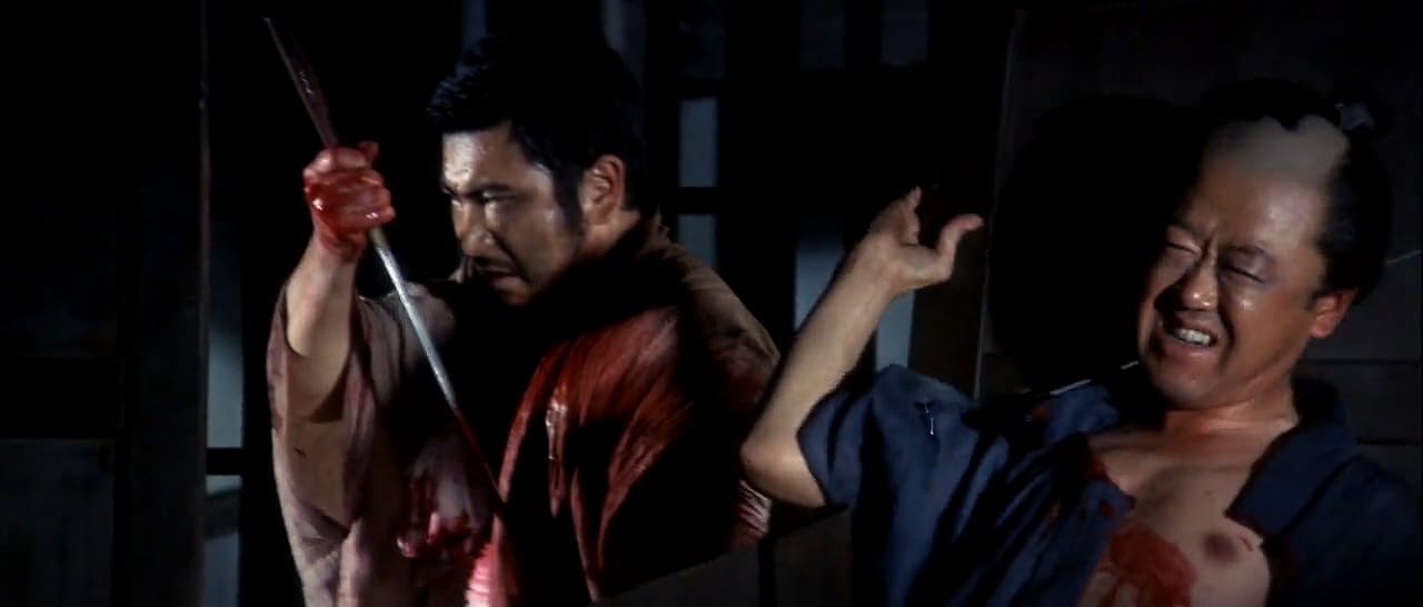 Сцена из фильма Затойчи и беглецы / Zatôichi hatashi-jô Сцена из фильма Затойчи и беглецы / Zatôichi hatashi-jô