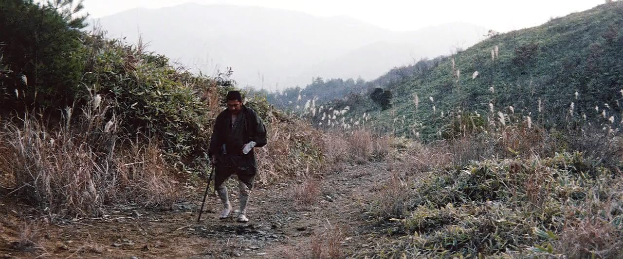 Сцена из фильма Затойчи на свободе / Zatôichi goyô-tabi Сцена из фильма Затойчи на свободе / Zatôichi goyô-tabi