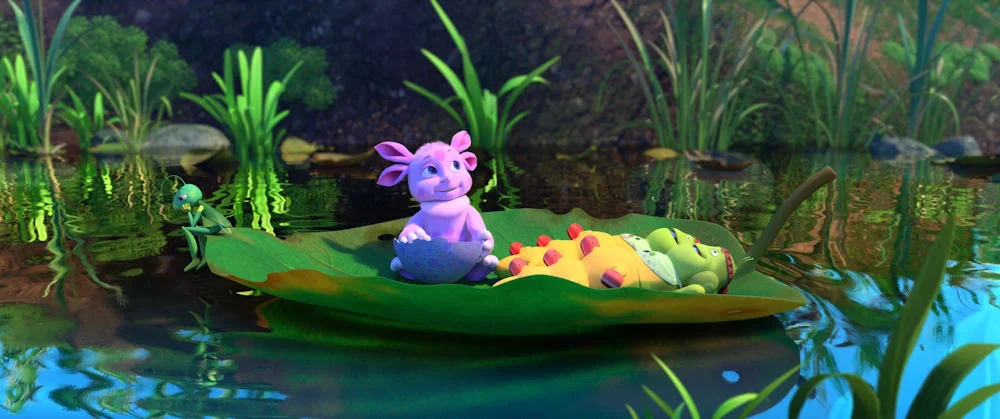 Сцена из фильма Лунтик. Возвращение домой Сцена из фильма Лунтик. Возвращение домой