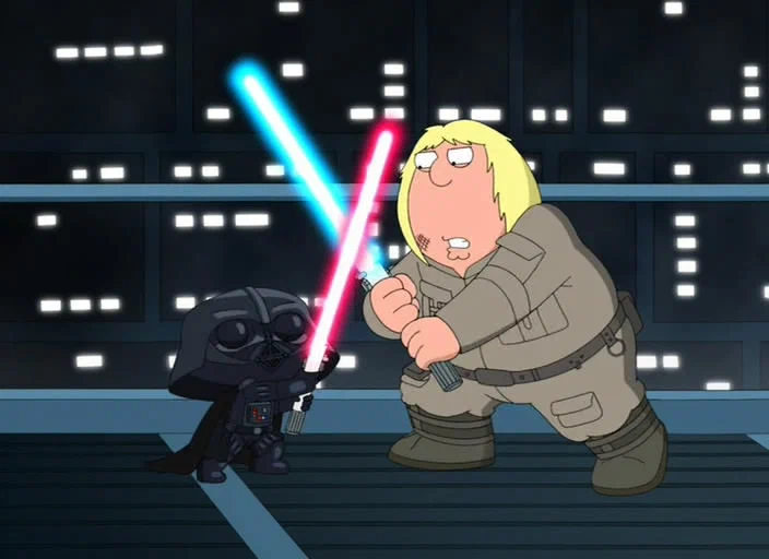 Кадр из фильма Гриффины: Там, там на тёмной стороне / Family Guy Presents: Something, Something, Something, Dark Side Кадр из фильма Гриффины: Там, там на тёмной стороне / Family Guy Presents: Something, Something, Something, Dark Side