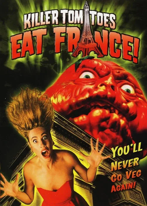 Постер к фильму Помидоры-убийцы съедают Францию! / Killer Tomatoes Eat France!
