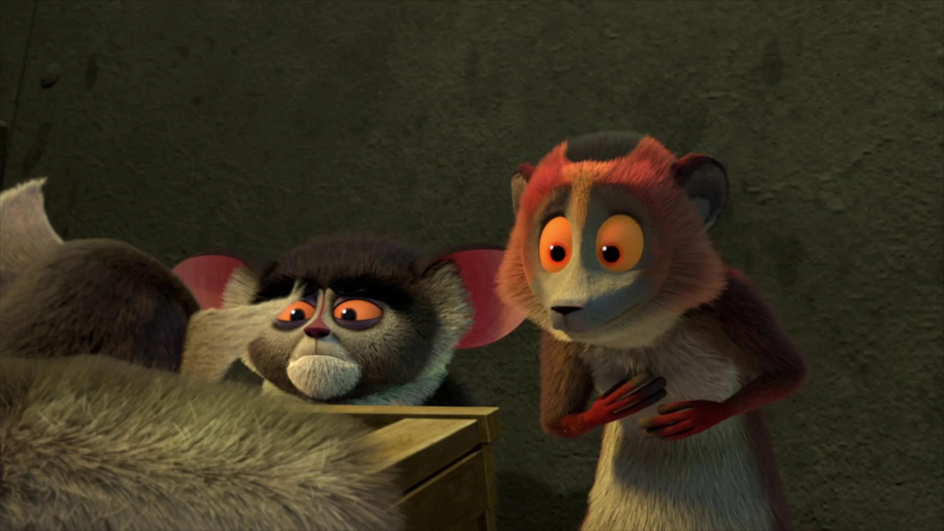 Кадр из фильма Да здравствует король Джулиан: Изгнанный / All Hail King Julien: Exiled Кадр из фильма Да здравствует король Джулиан: Изгнанный / All Hail King Julien: Exiled